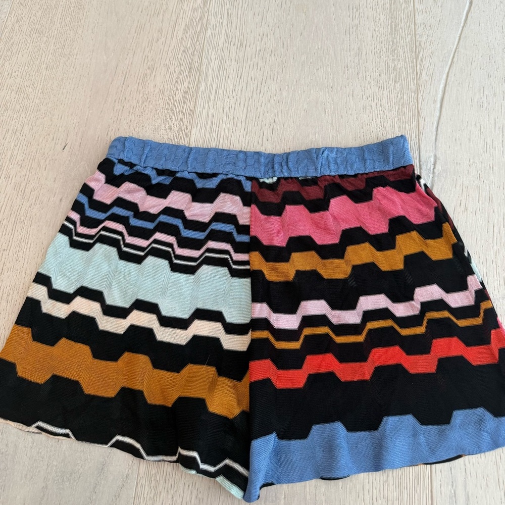 Missoni Multicolor Zigzag Mini Shorts